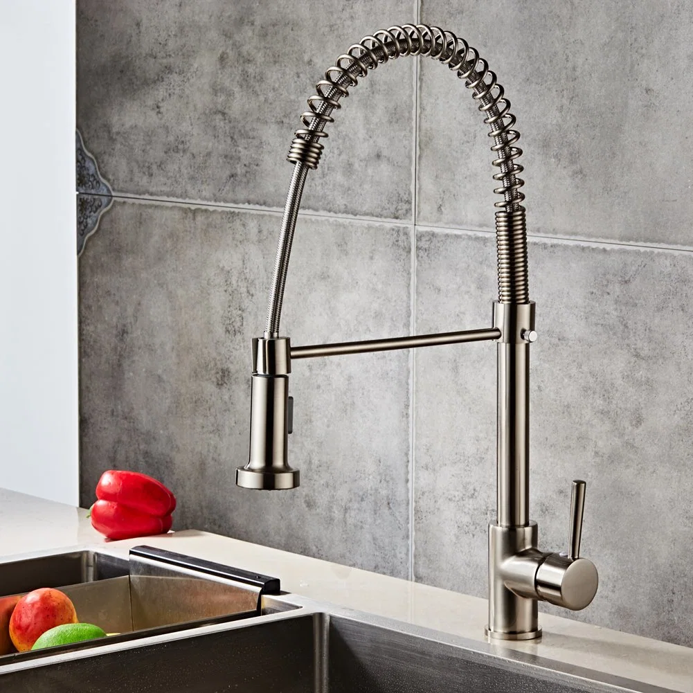 New Design Kitchen Faucet Bibcock with Pull Down Sprayer Odn-39
