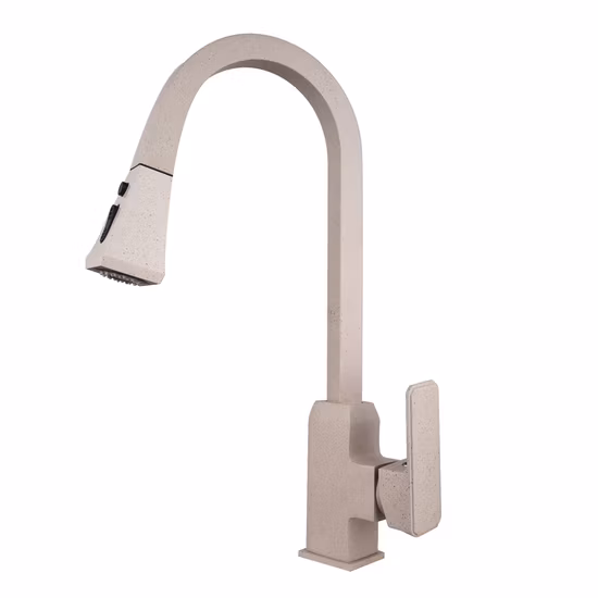 New Design Kitchen Faucet Bibcock with Pull Down Sprayer Odn-39