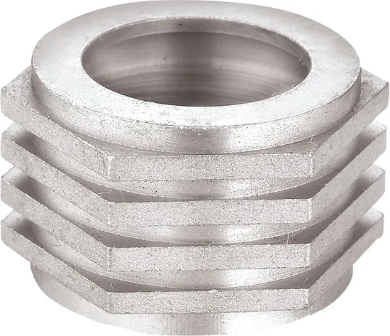 Forged Brass Insert with Nickel Plated Working for PPR Plastic Pipe 