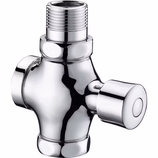 Brass Polished Chrome Time Delay Manual Urinal Flush Valve