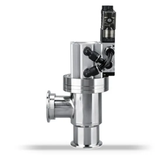Vacuum Angle Valve Professional Kf Pneumatic Valve for High Vacuum 