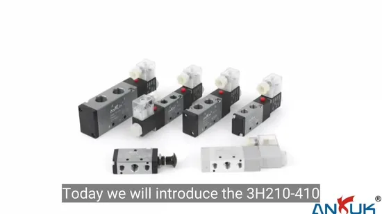 High Pressure Asco Airtac Electric Mini 1 Inch Normally Closed Gas 2 Way 3 Position 4V430c