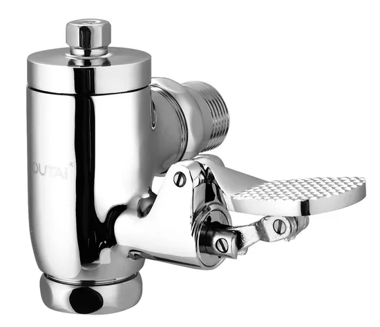 Toilet Urinal Durable Time Delay Pedal Bathroom Flush Valve 