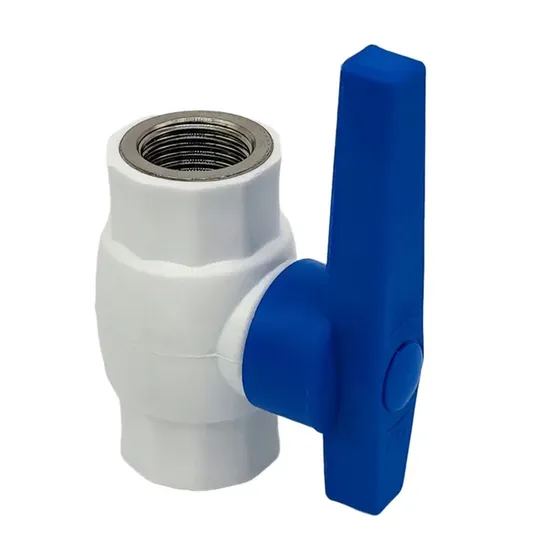 PPR Ball Valve with Iron/Brass Core Iron Handle Ball Valve PPR Pipe Tube Fittings 