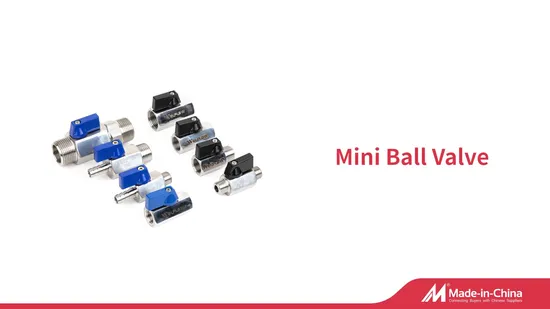 Stainless Steel Mini Ball Valve FF/Mf/mm 