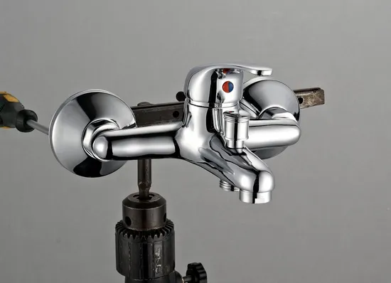 Wall Mounted Single Lever Bath Mixer Modern Tub Faucet (VT10601) 