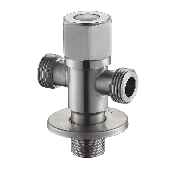 304 Stainless Steels Bathroom Toilet 3 Ways Angle Valves Faucet Accessories 