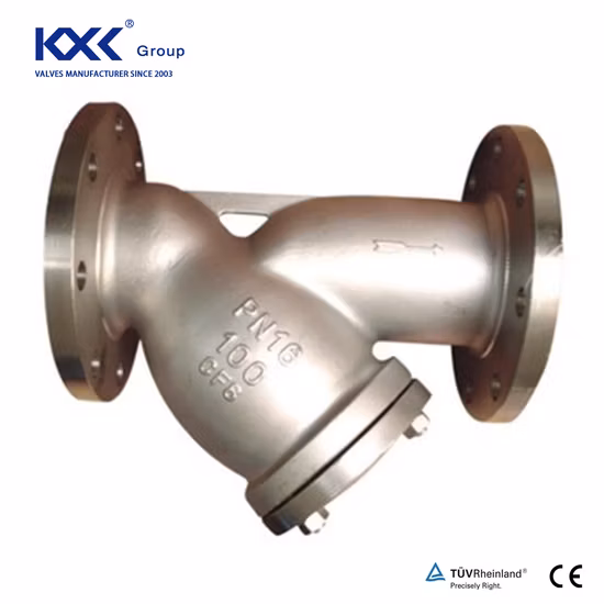 DIN Awwa Cast Iron Flanged Y Strainer Y