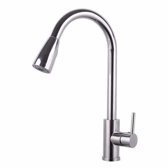 New Design Kitchen Faucet Bibcock with Pull Down Sprayer Odn