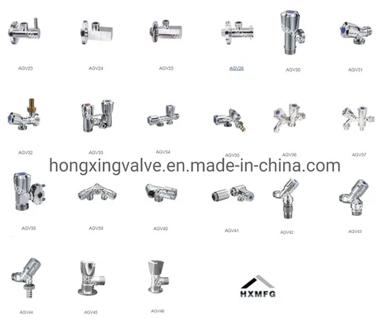 Kitchen and Bathroom Water Service Thread Straight Angle Valves 