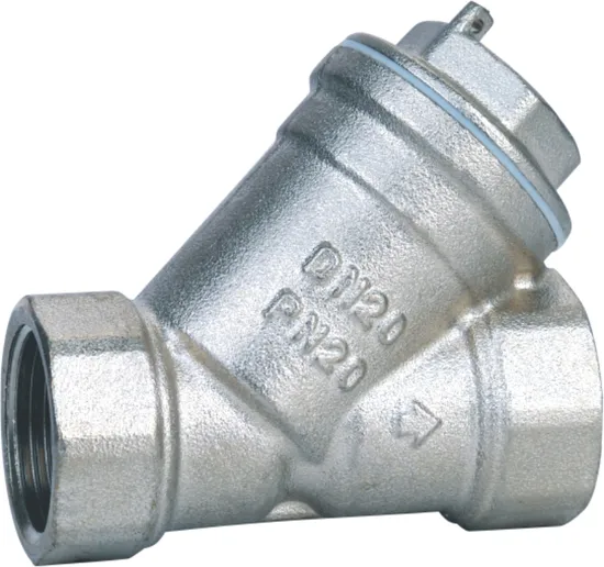 Y Type Strainer Valve Adjustable Water Pressure Industrial Valves with Stainless Steel 304 Filter 